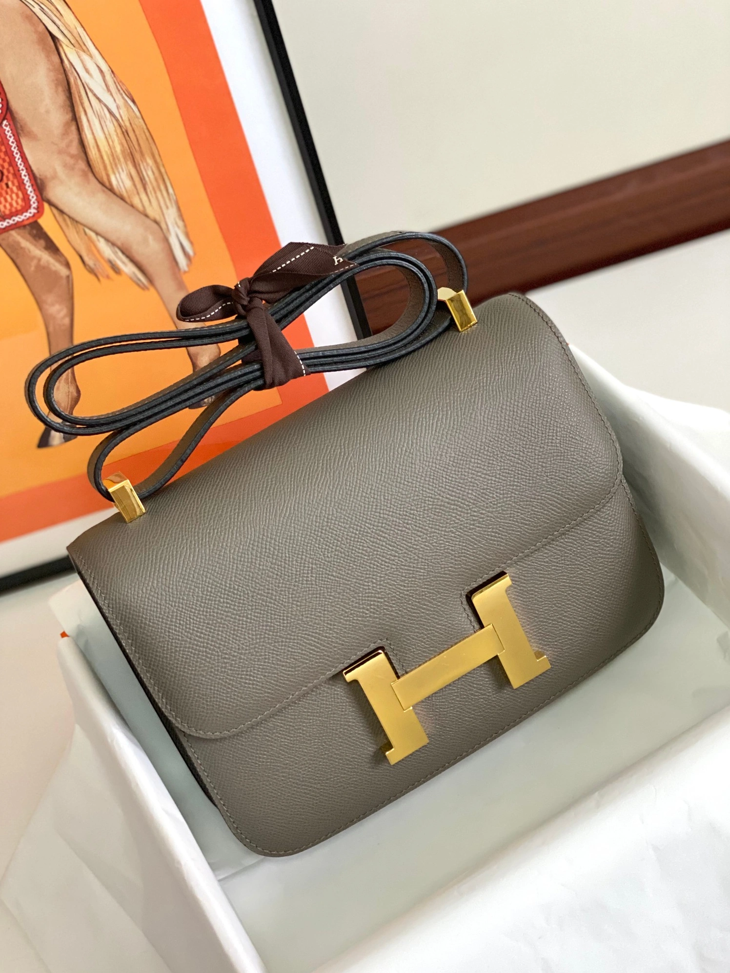 Durable 595 Hermes AAA Quality Messenger Bags For Women