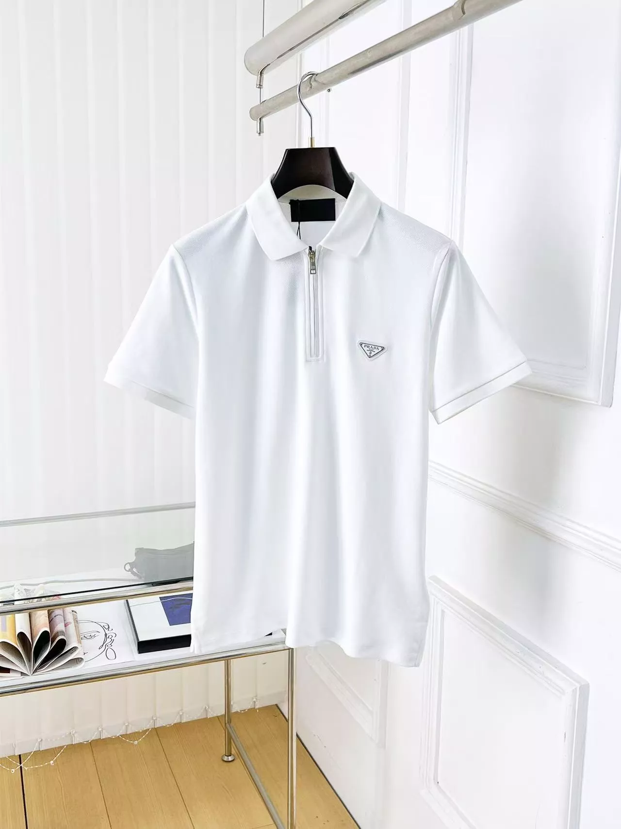 Durable 5984 Prada T-Shirts Short Sleeved For Men