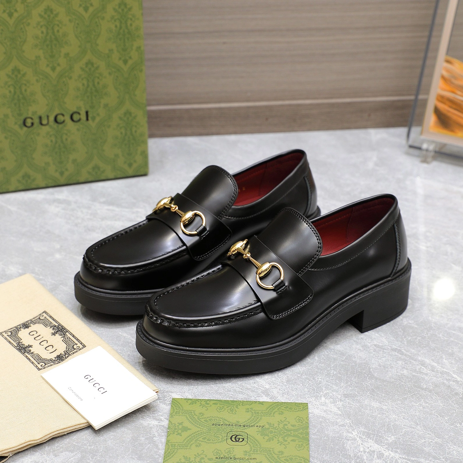 Durable 6104 Gucci Oxfords Shoes For Women