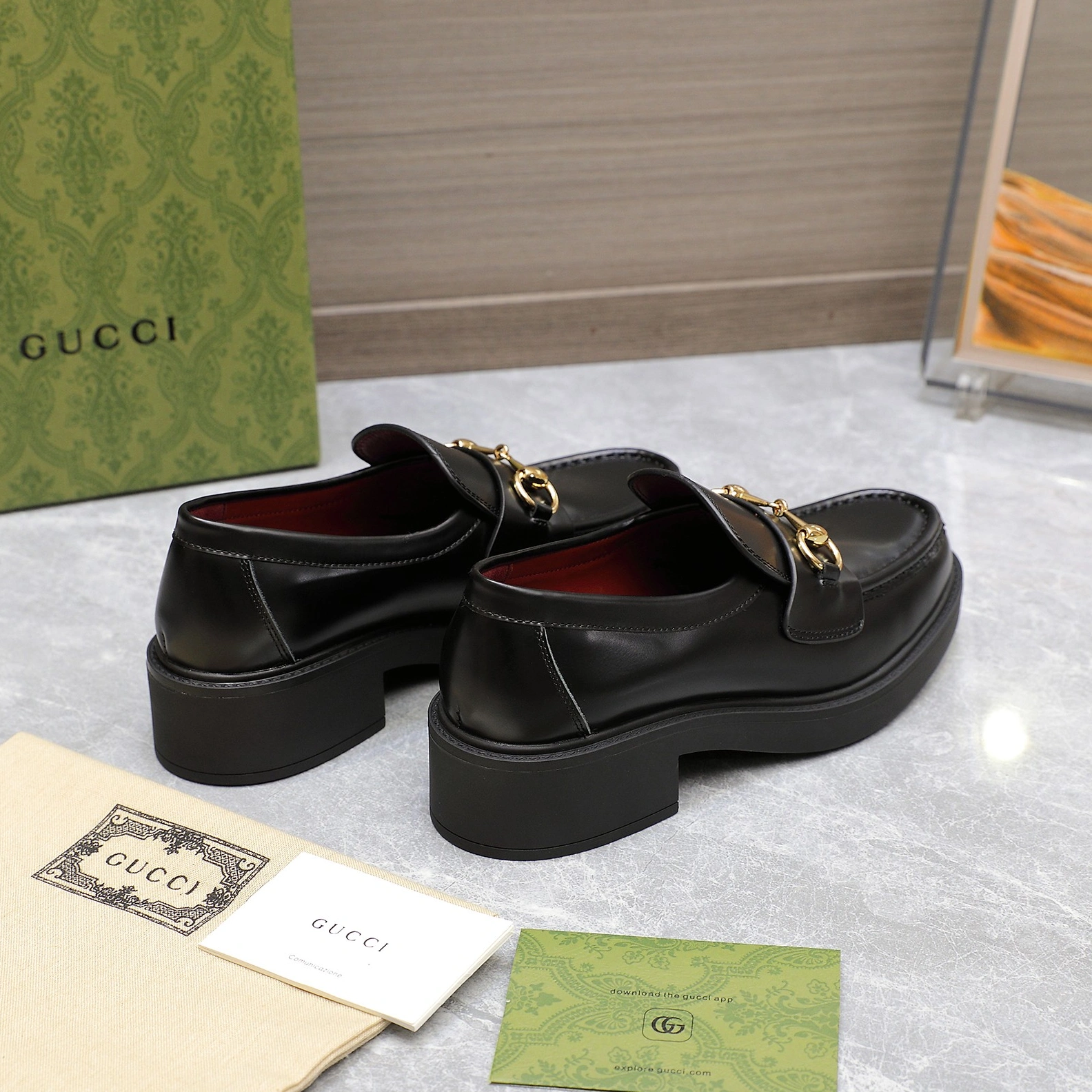 Durable 6104 Gucci Oxfords Shoes For Women