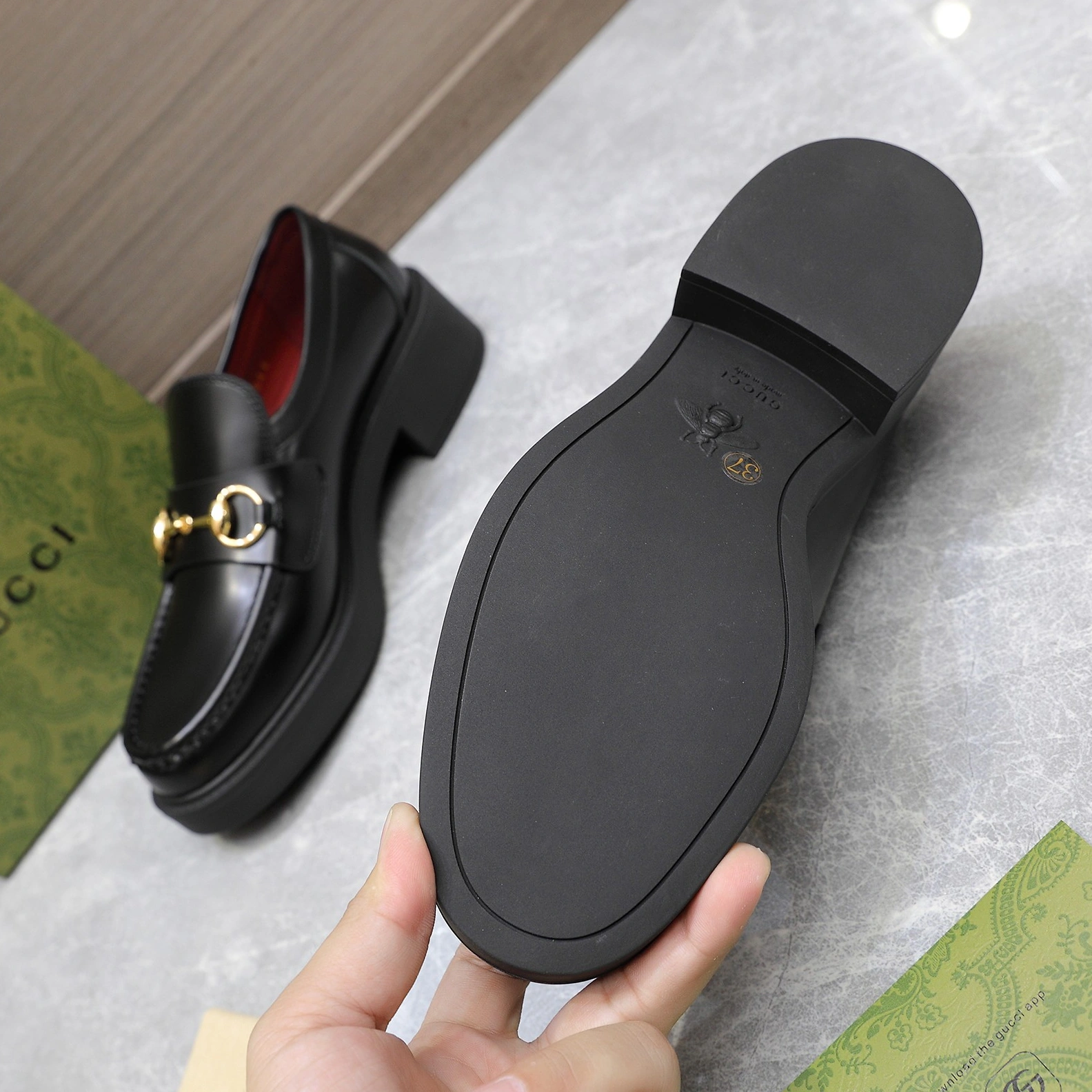 Durable 6104 Gucci Oxfords Shoes For Women