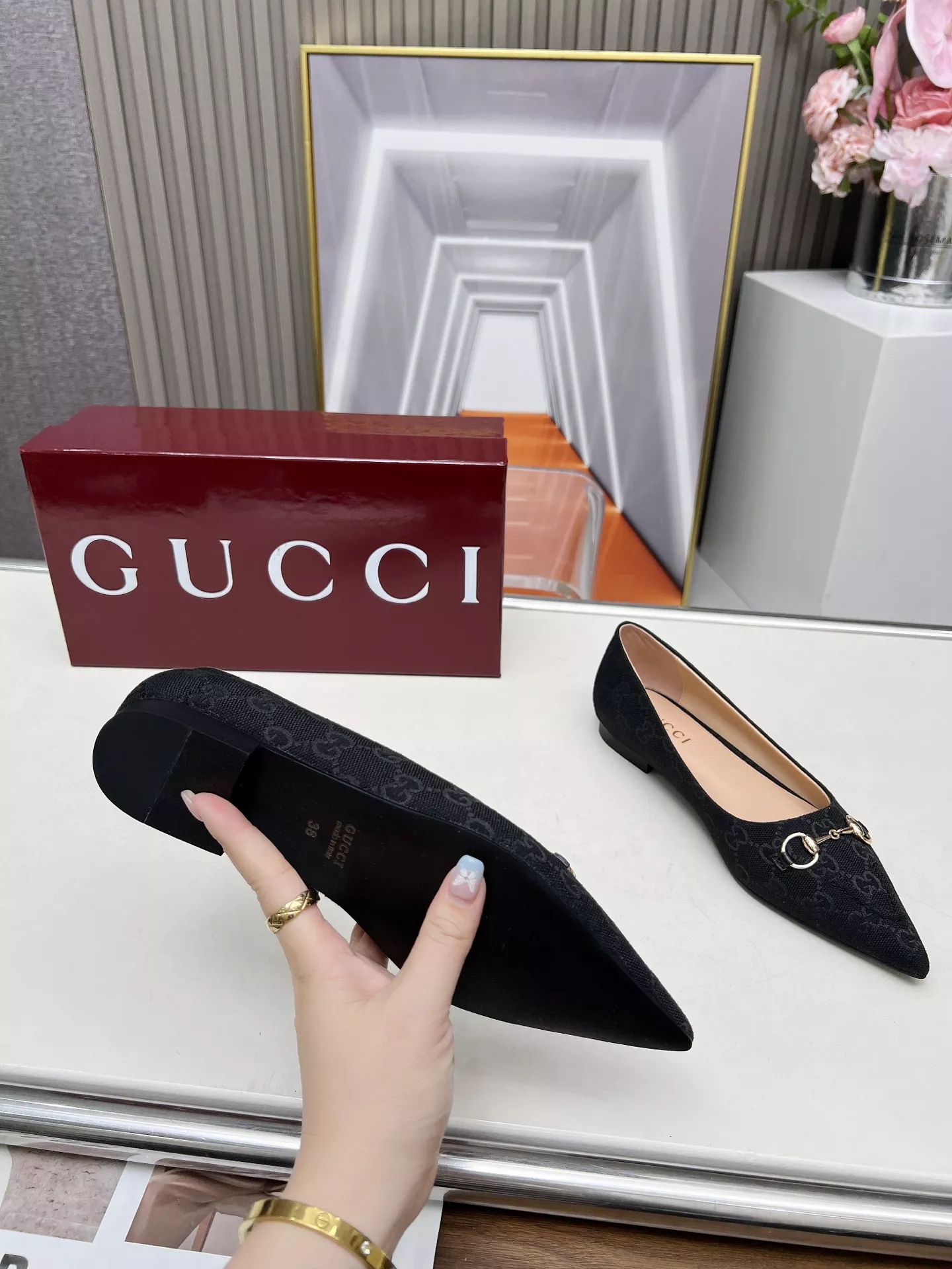 Durable 6240 Gucci Flat Shoes For Women