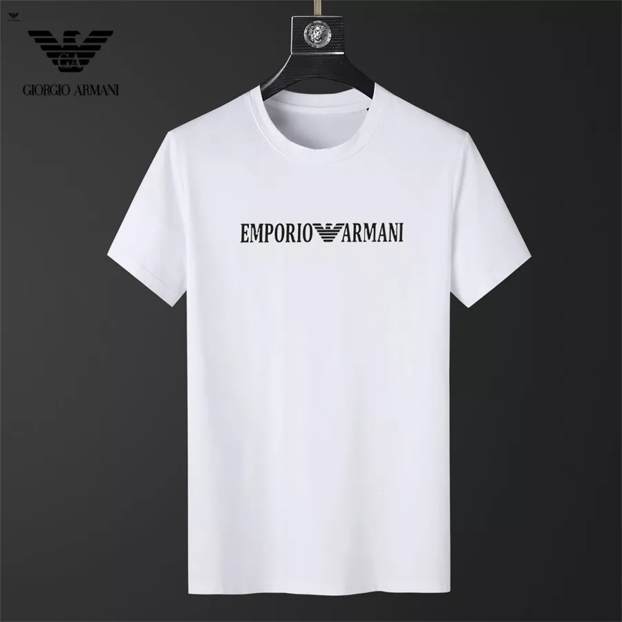 Durable 6347 Armani T-Shirts Short Sleeved For Men