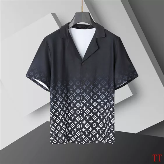 Durable 6385 Louis Vuitton LV Tracksuits Short Sleeved For Men