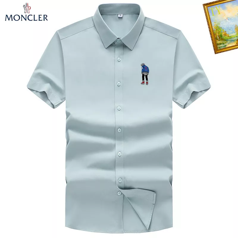 Durable 6535 Moncler Shirts Short Sleeved For Men