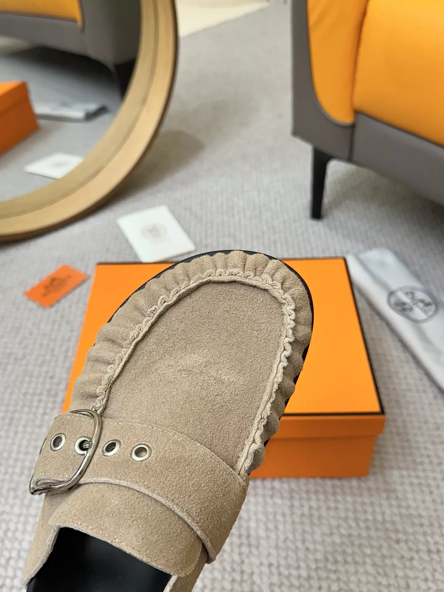 Durable 6569 Hermes Slippers For Men