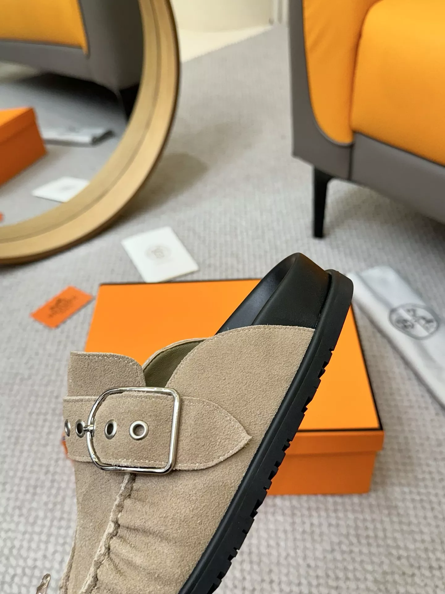 Durable 6569 Hermes Slippers For Men