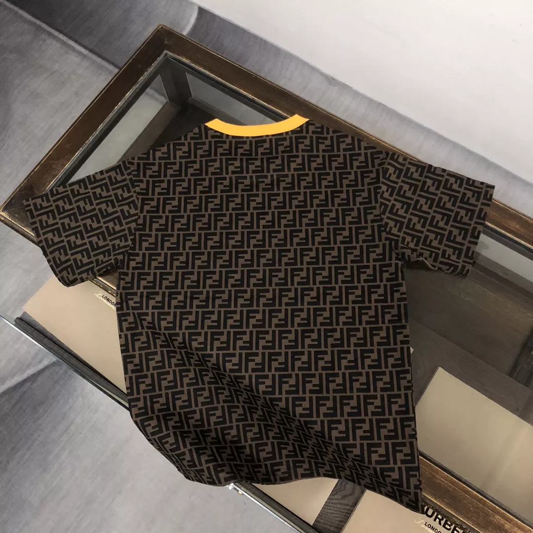 Durable 6781 Fendi T-Shirts Short Sleeved For Unisex
