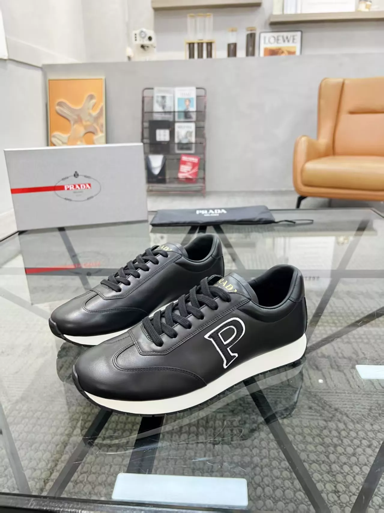 Durable 7027 Prada Casual Shoes For Men
