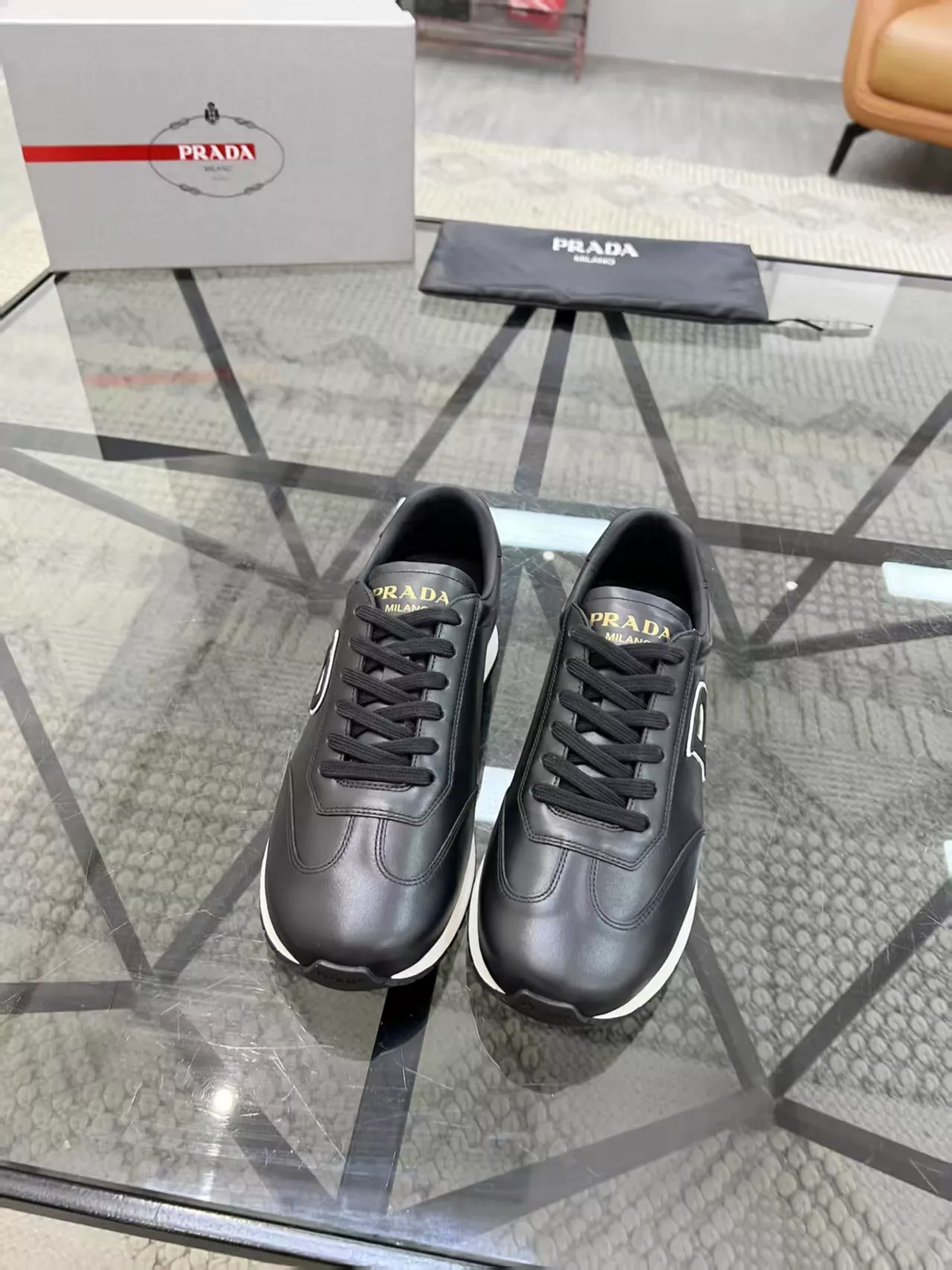 Durable 7027 Prada Casual Shoes For Men