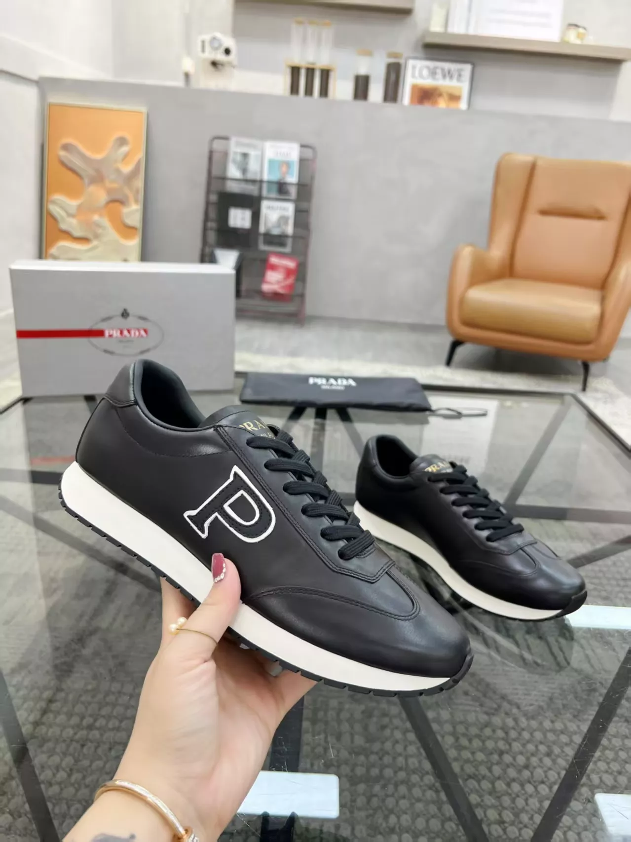 Durable 7027 Prada Casual Shoes For Men
