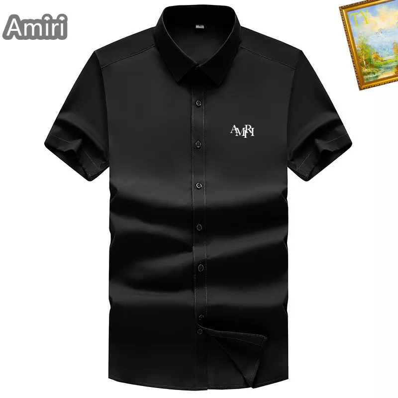 Durable 7054 Amiri Shirts Short Sleeved For Men