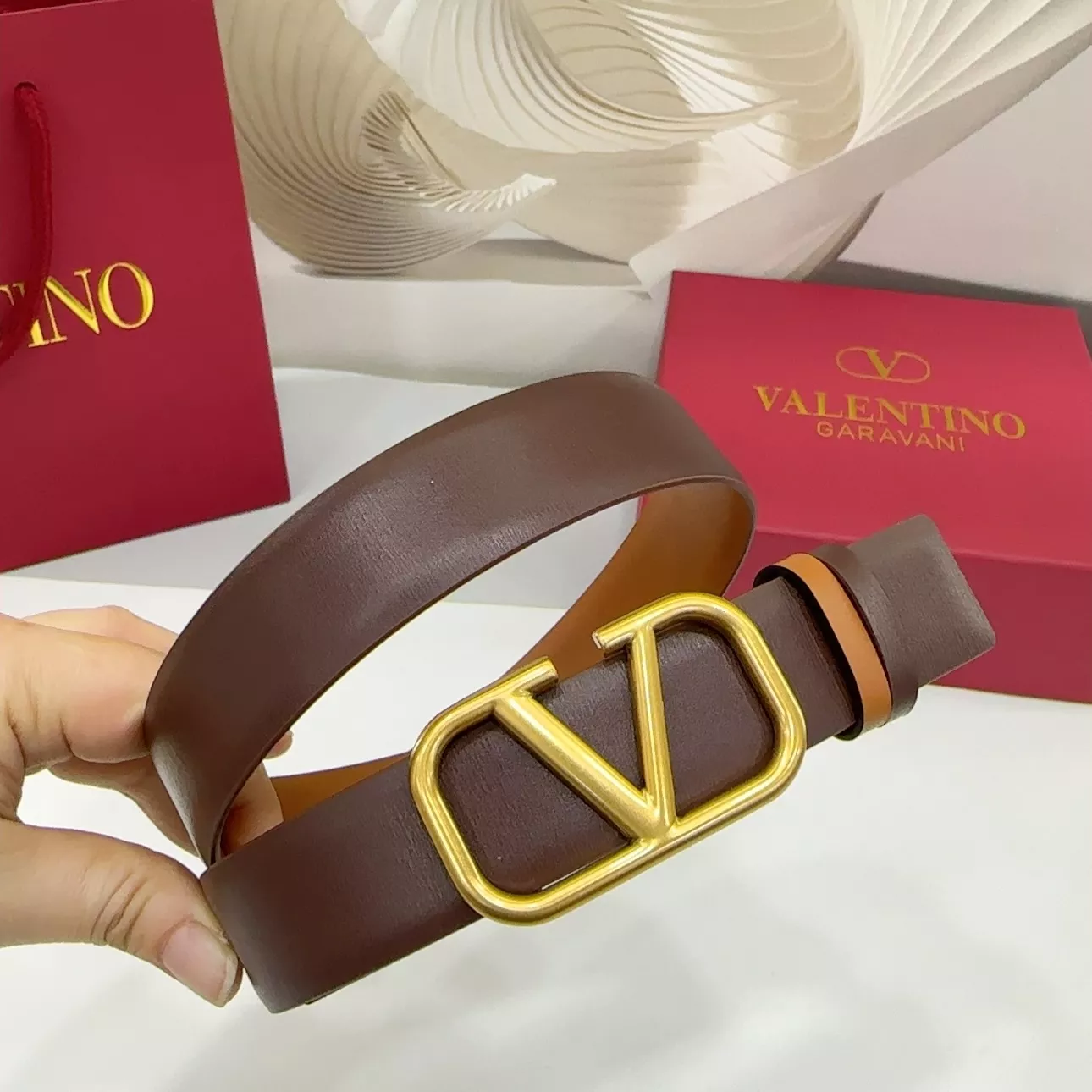 Durable 7277 Valentino AAA Quality Belts In 3.0cm For Women