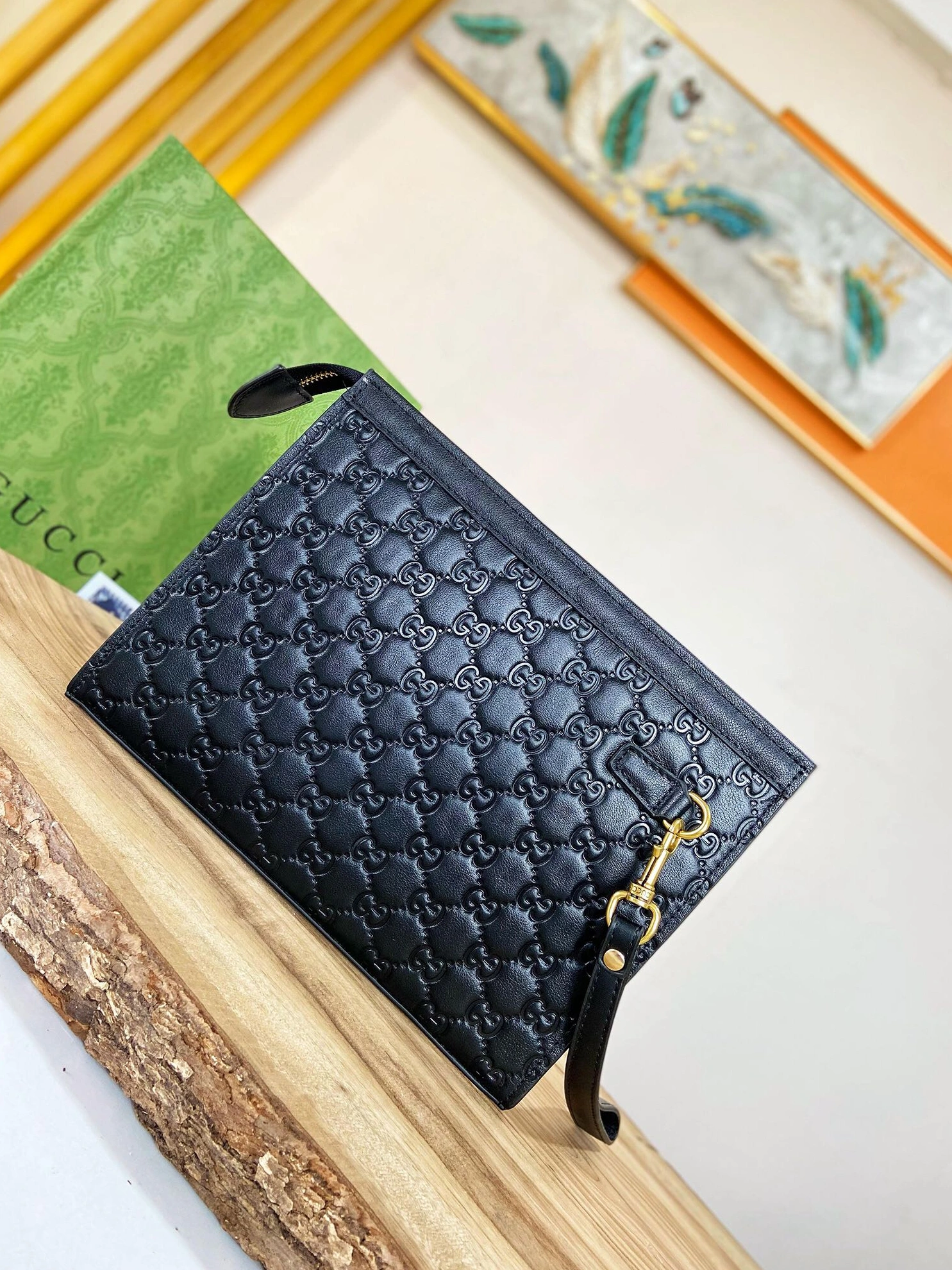 Durable 7329 Gucci AAA Man Wallets