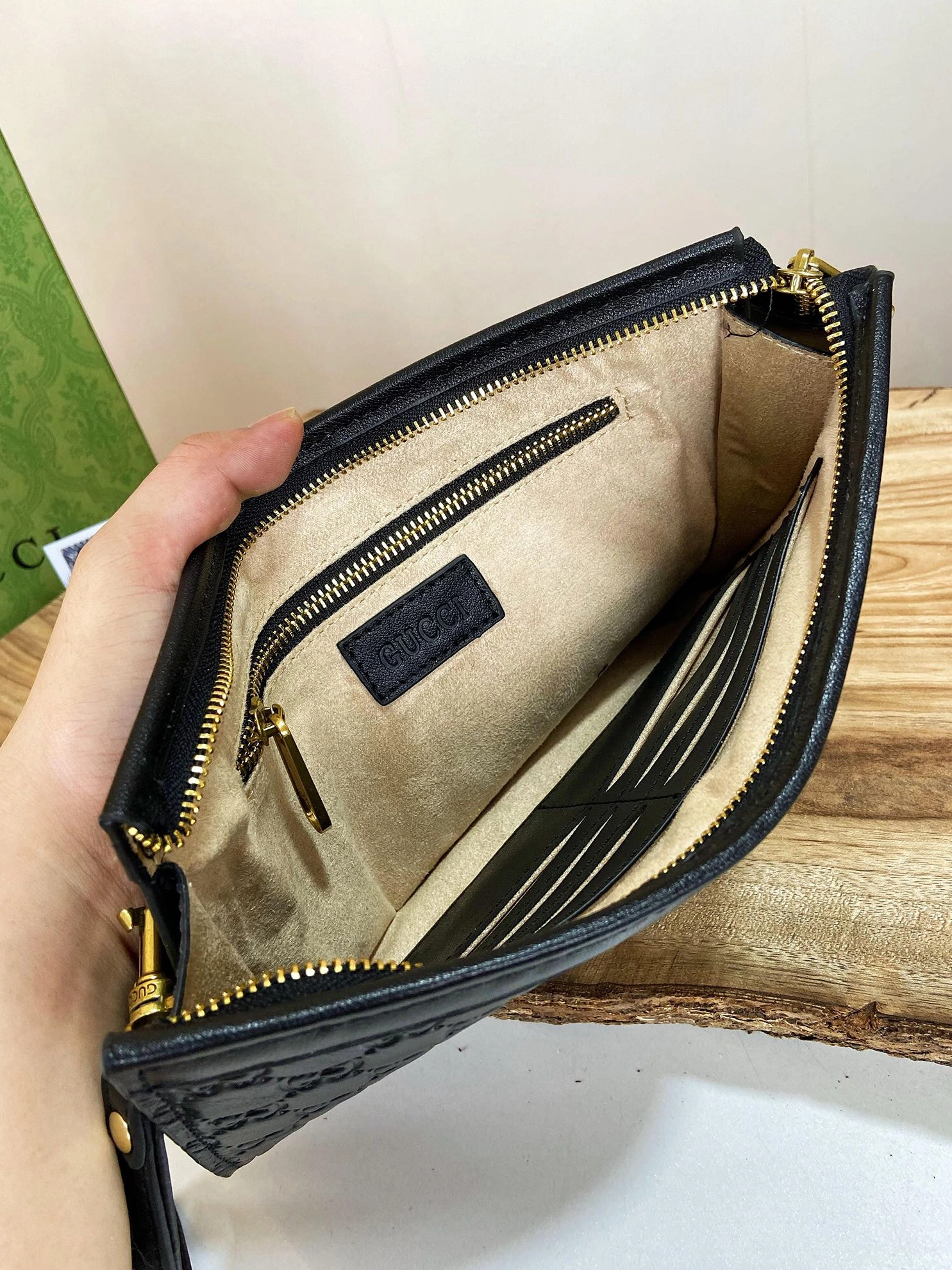 Durable 7329 Gucci AAA Man Wallets