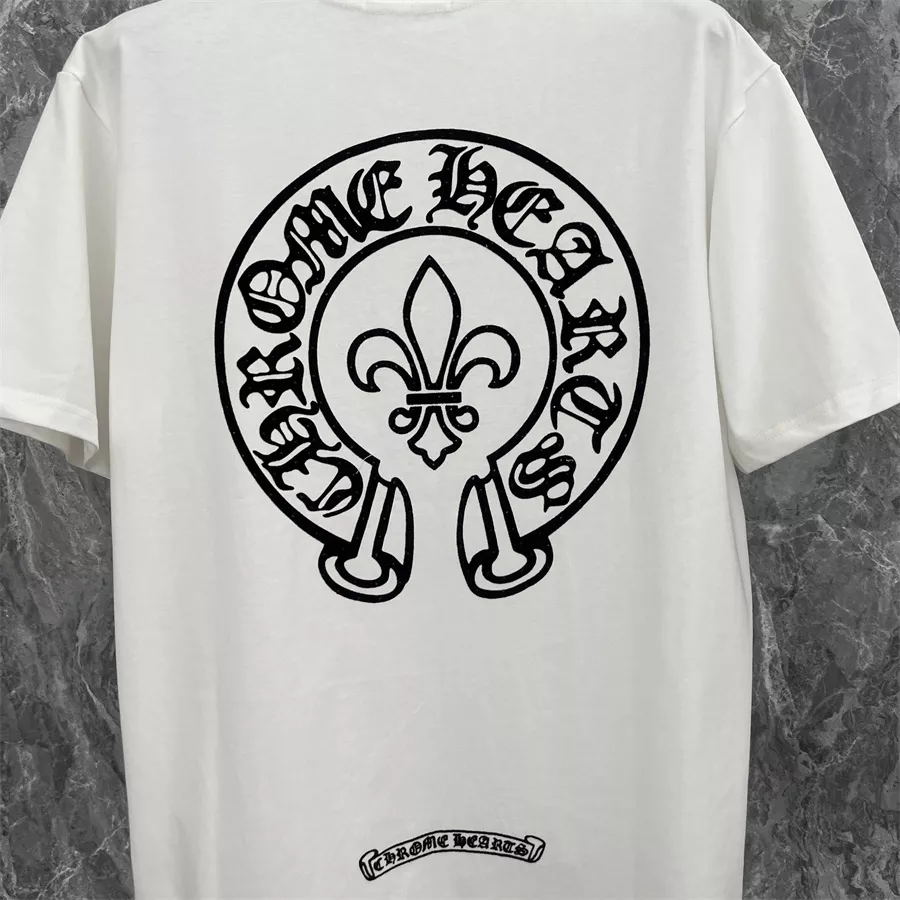 Durable 7349 Chrome Hearts T-Shirts Short Sleeved For Unisex