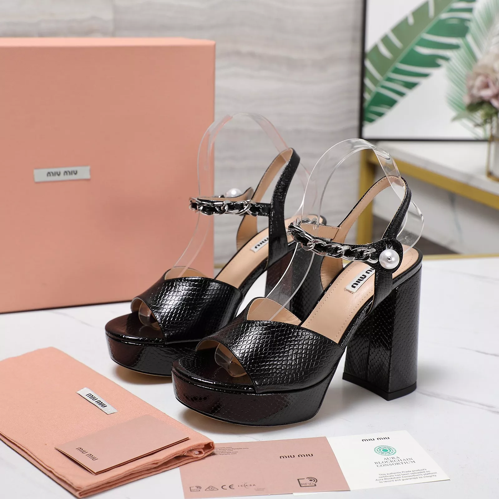 Durable 7356 MIU MIU Sandal For Women