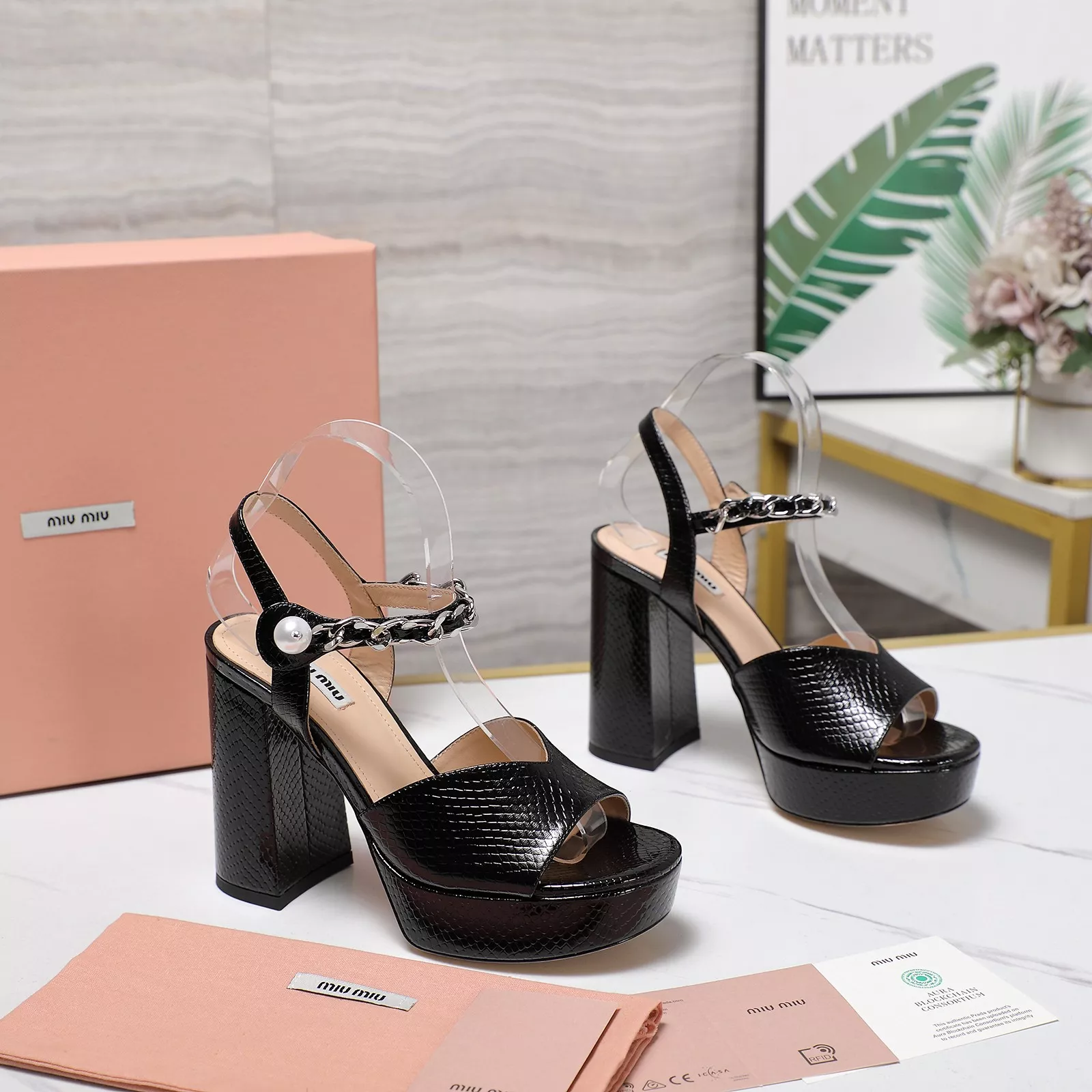 Durable 7356 MIU MIU Sandal For Women