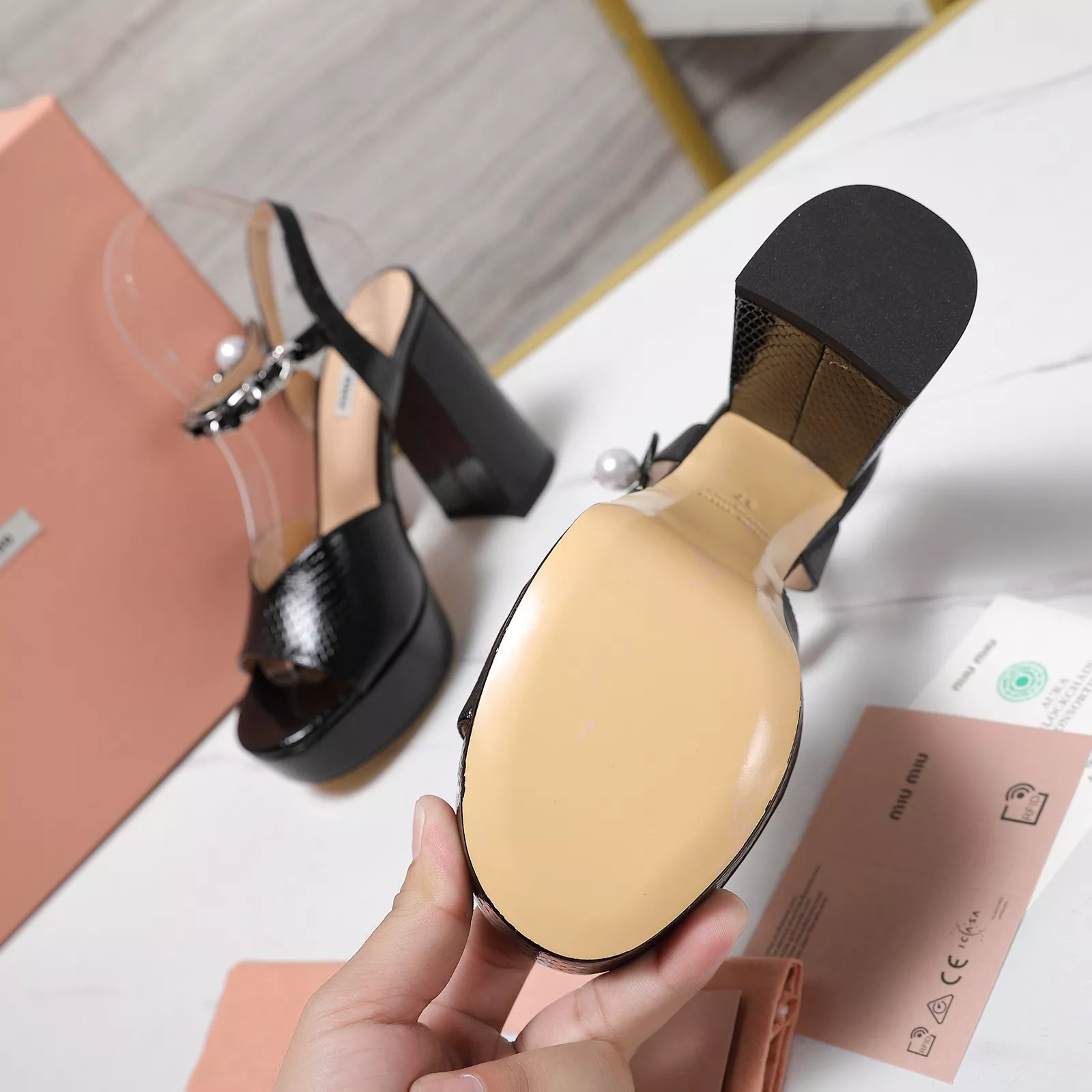 Durable 7356 MIU MIU Sandal For Women