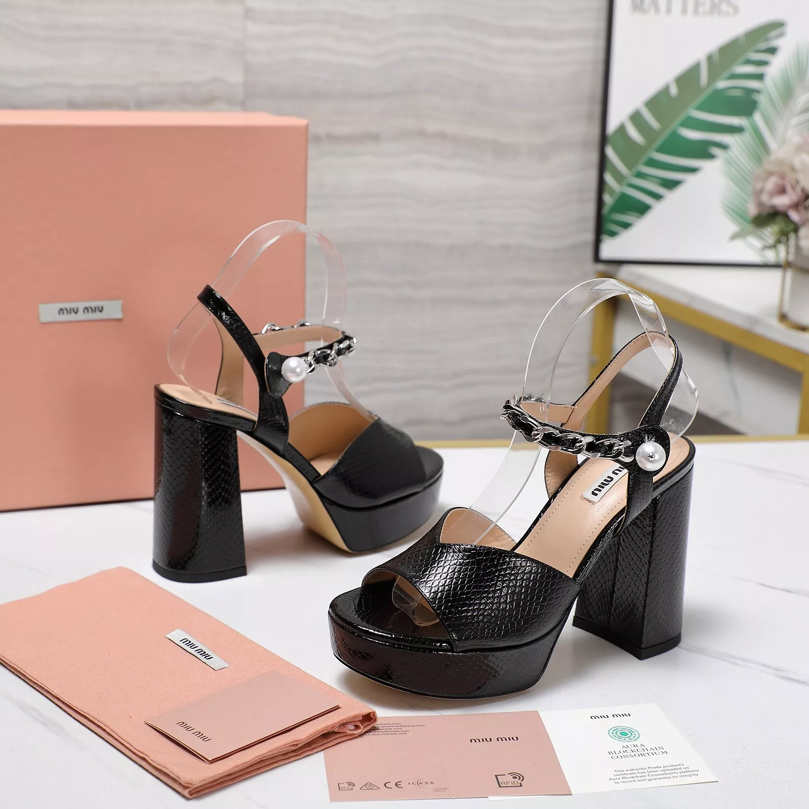 Durable 7356 MIU MIU Sandal For Women