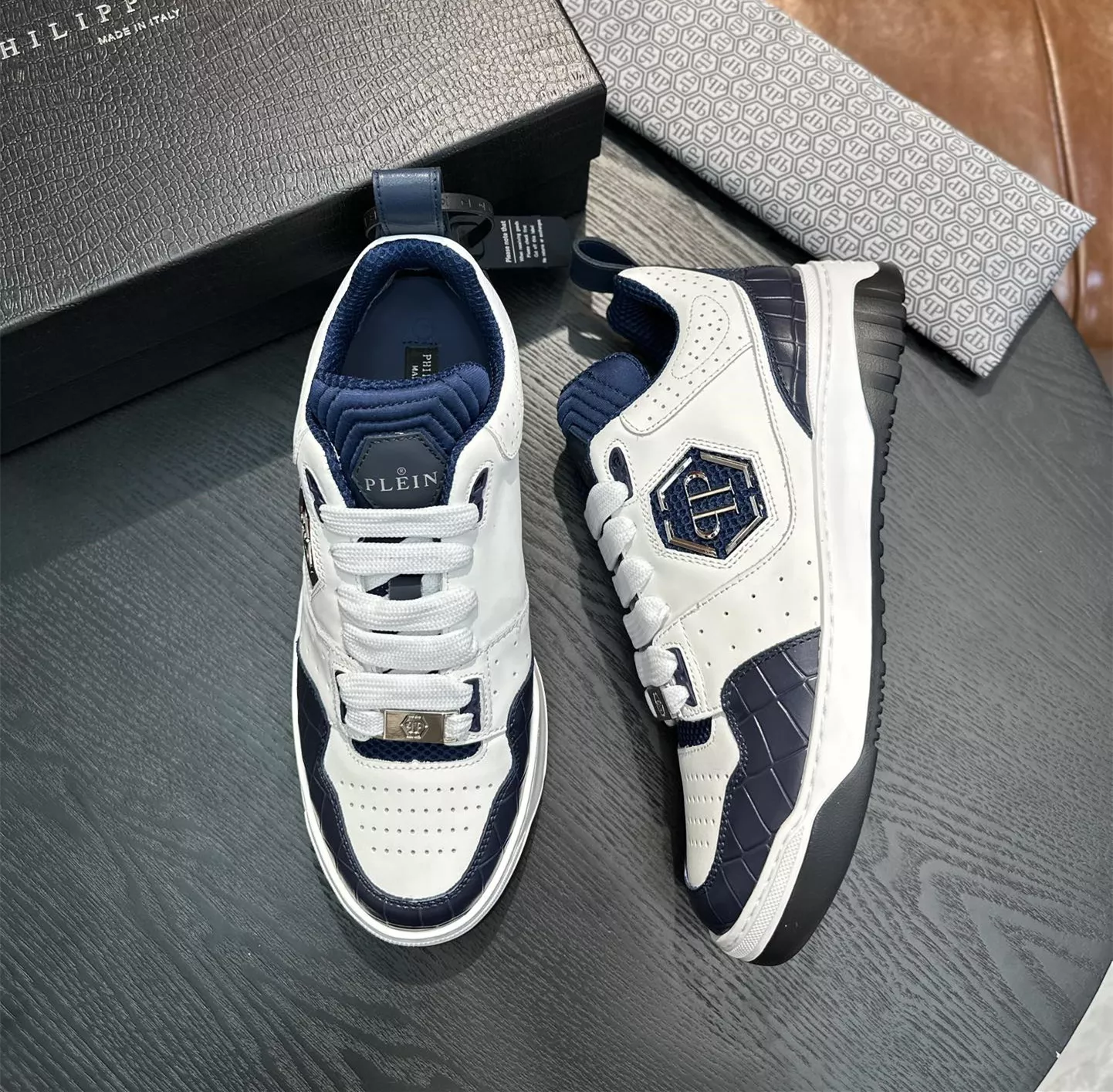 Durable 7372 Philipp Plein PP Casual Shoes For Men