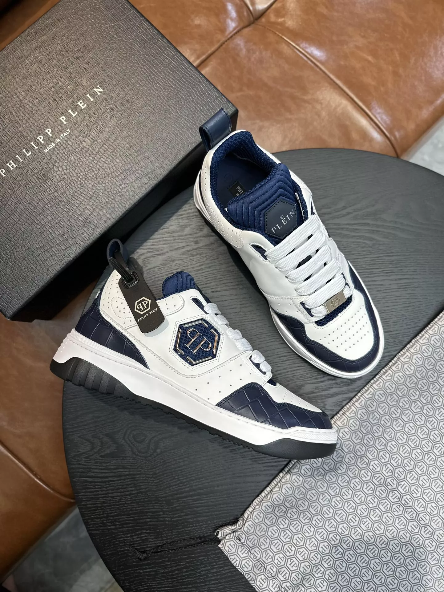 Durable 7372 Philipp Plein PP Casual Shoes For Men