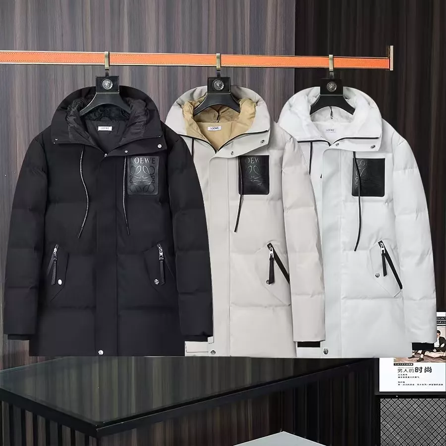 Durable 746 LOEWE Down Feather Coat Long Sleeved For Men