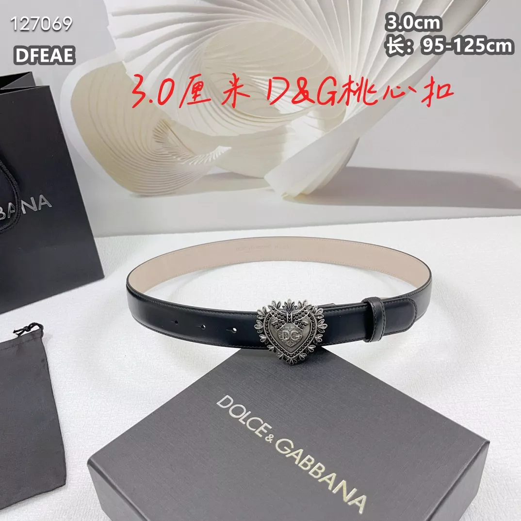 Durable 755 Dolce & Gabbana D&G AAA Quality Belts For Unisex