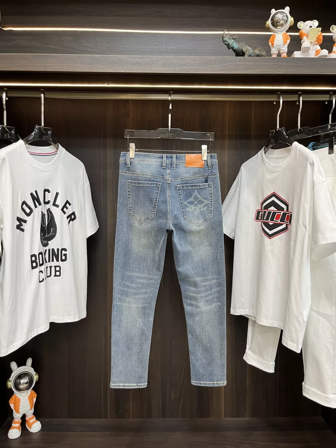 Durable 7640 Louis Vuitton LV Jeans For Men