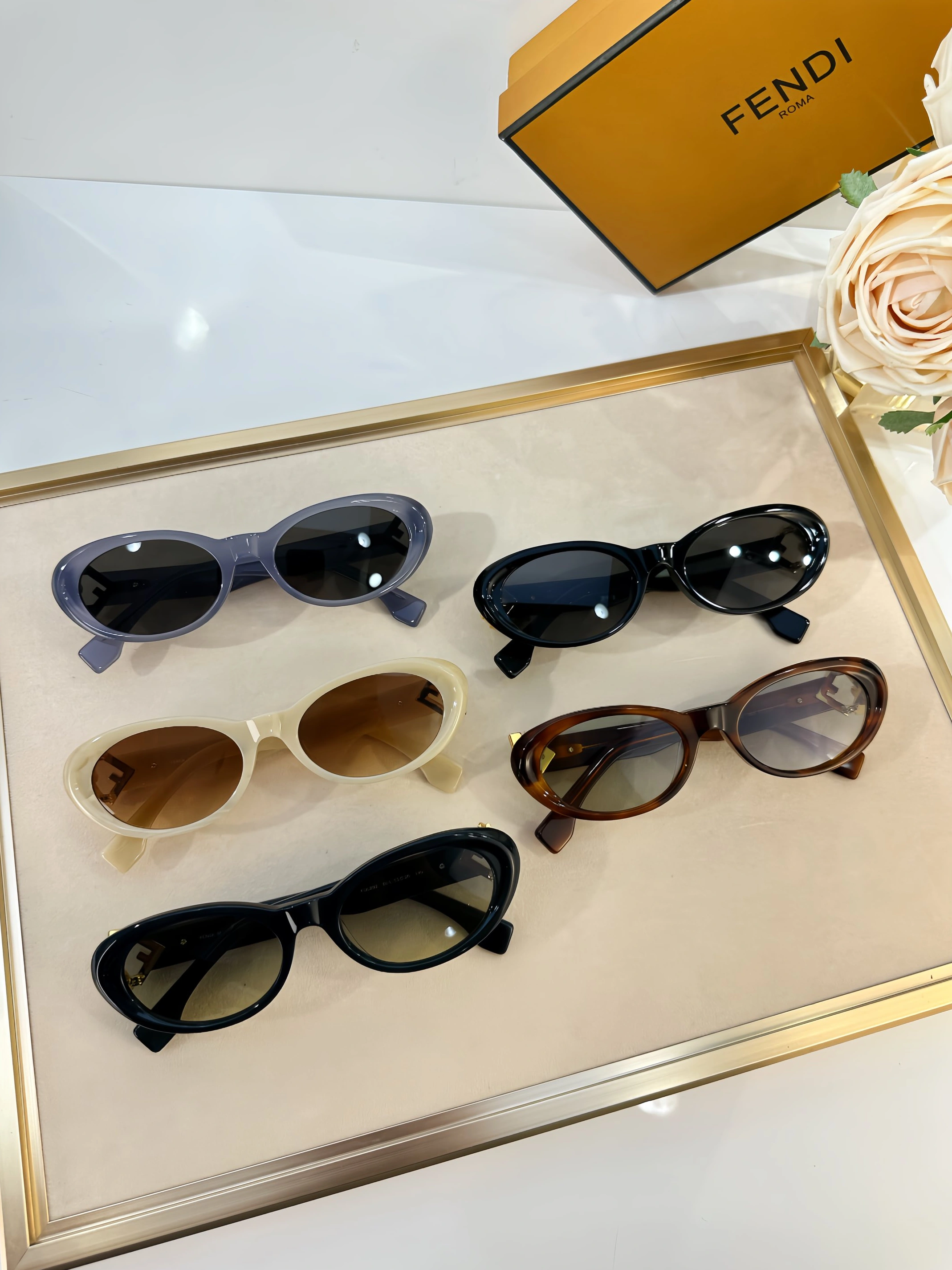 Durable 7656 Fendi AAA Quality Sunglasses