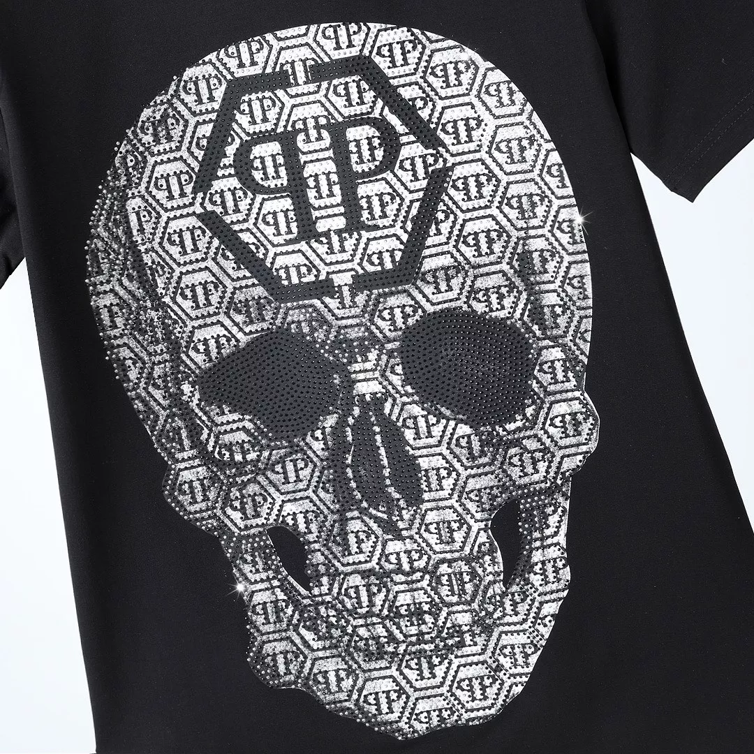 Durable 7658 Philipp Plein PP T-Shirts Short Sleeved For Men