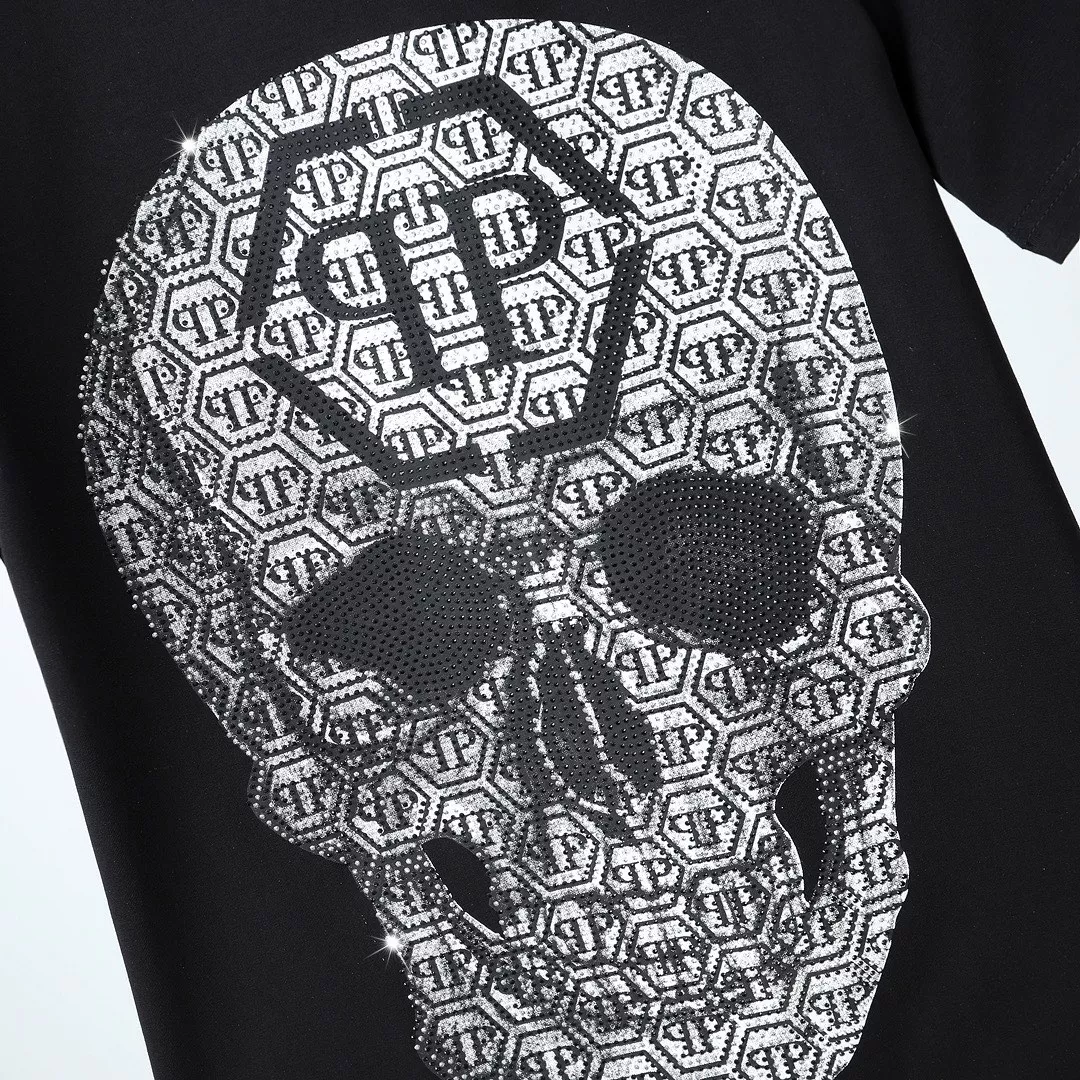 Durable 7658 Philipp Plein PP T-Shirts Short Sleeved For Men