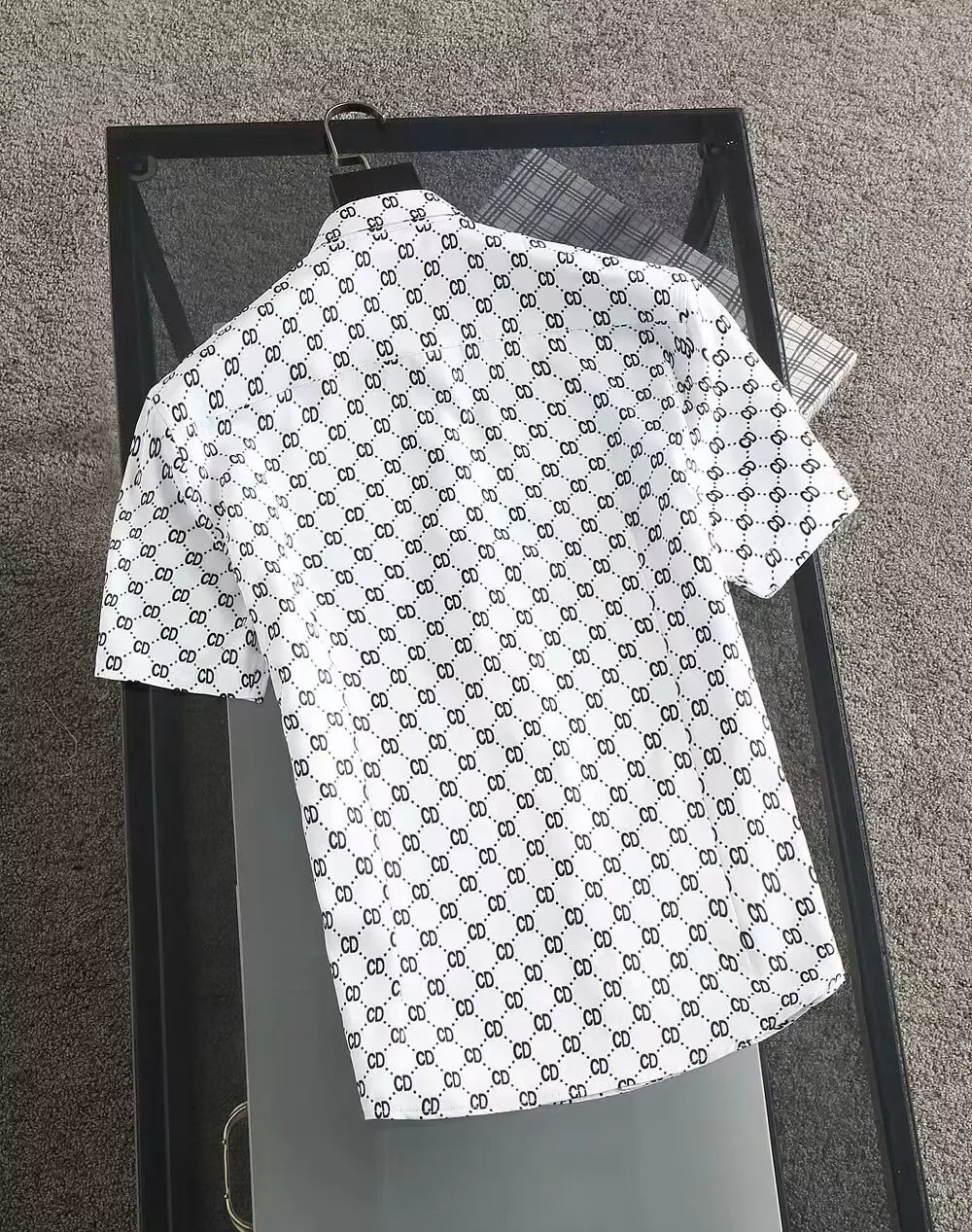 Durable 7672 Christian Dior Shirts Short Sleeved For Men