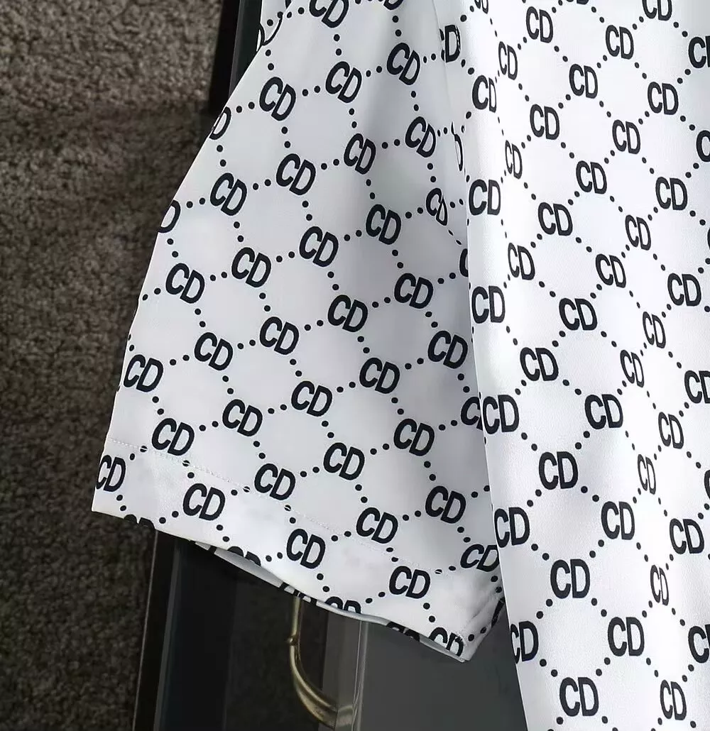 Durable 7672 Christian Dior Shirts Short Sleeved For Men