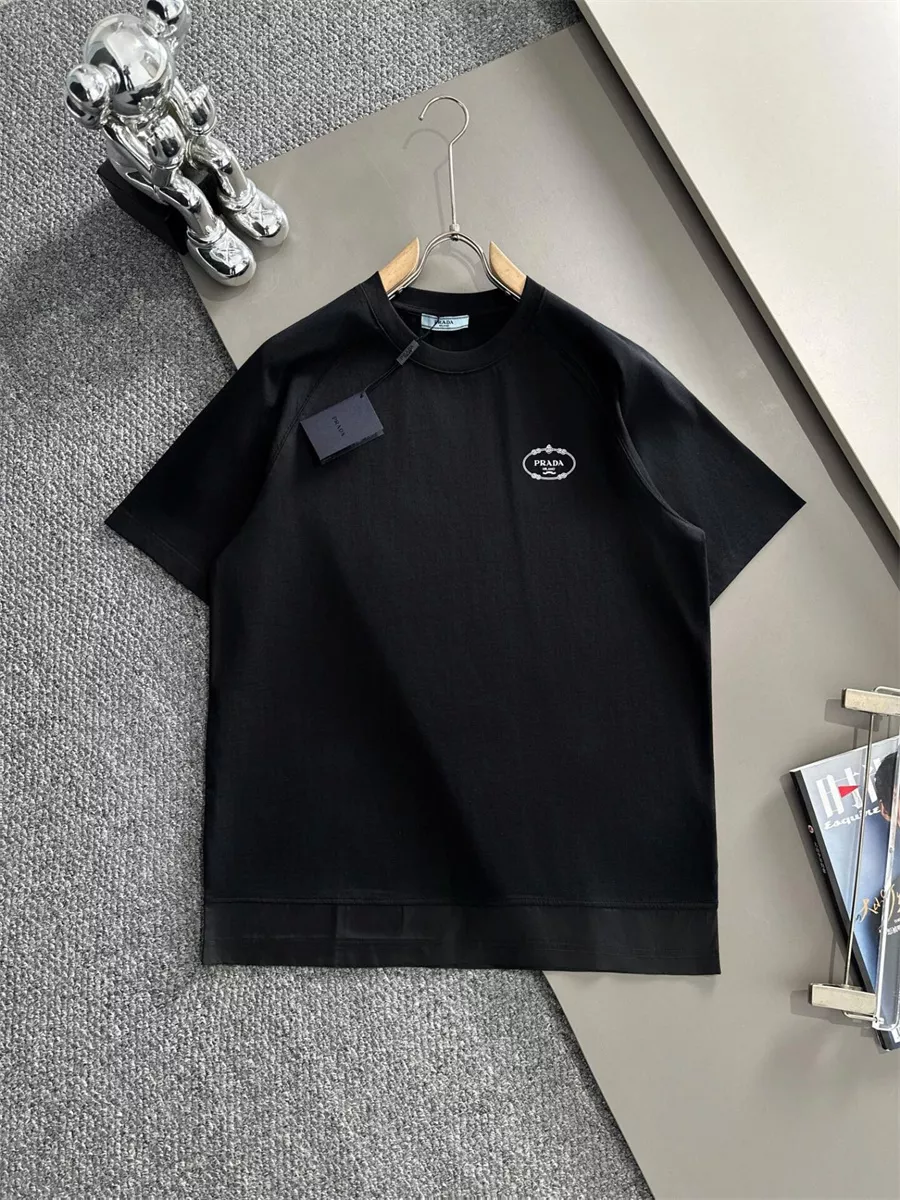 Durable 7859 Prada T-Shirts Short Sleeved For Unisex
