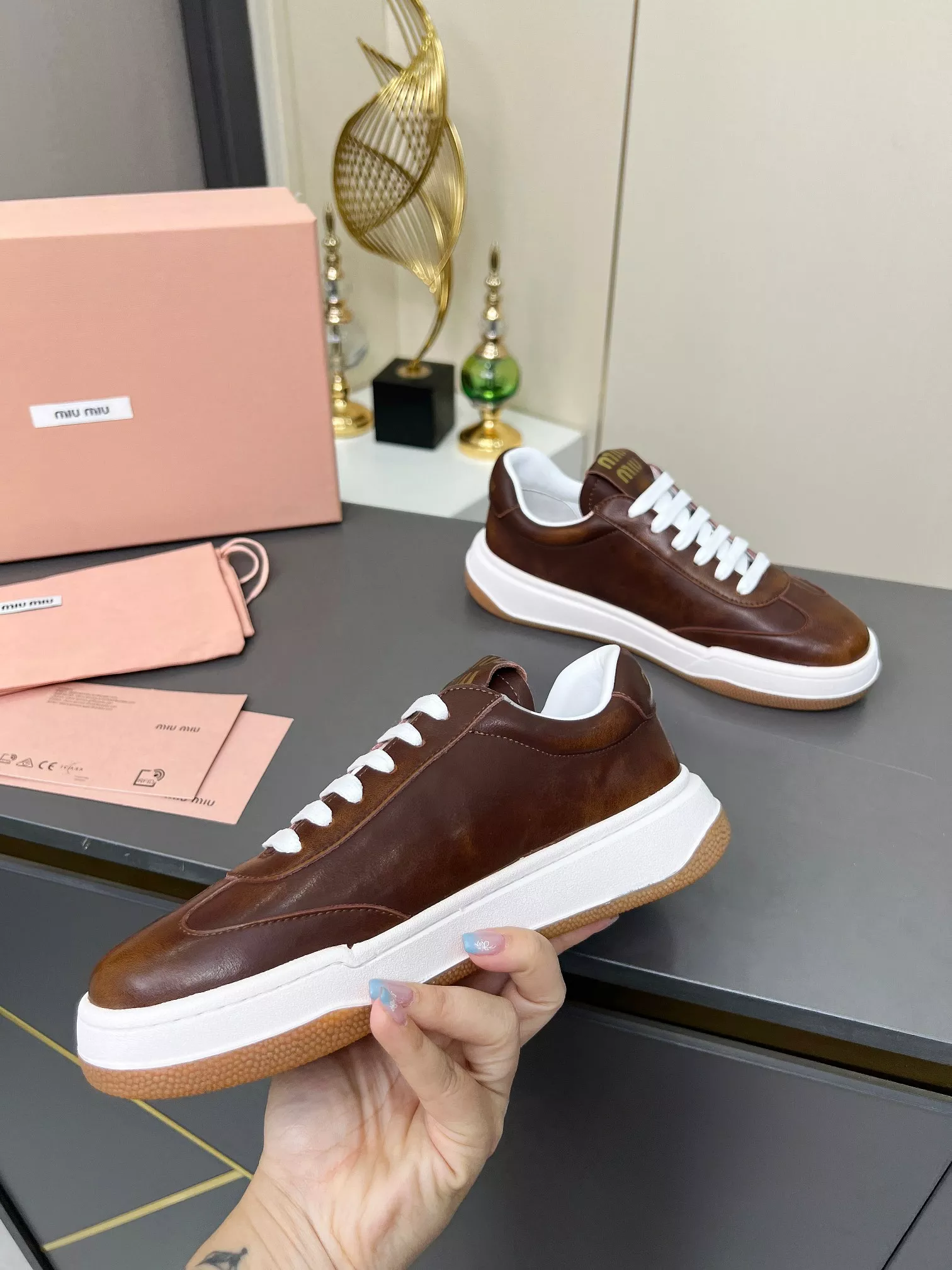 Durable 7864 MIU MIU Casual Shoes For Women