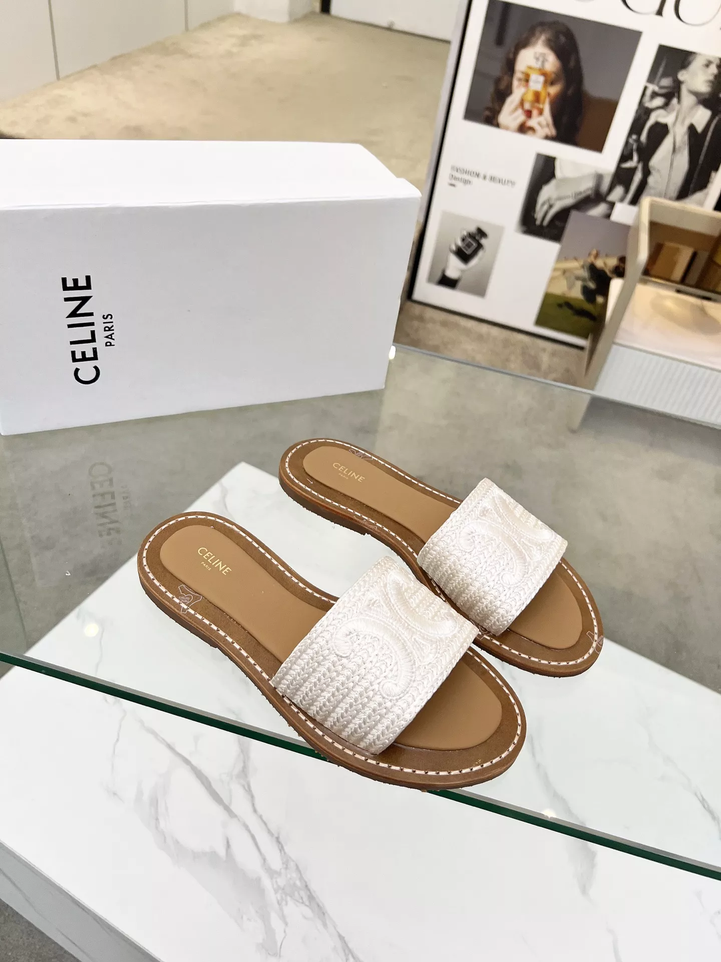 Durable 7983 Celine Slippers For Women