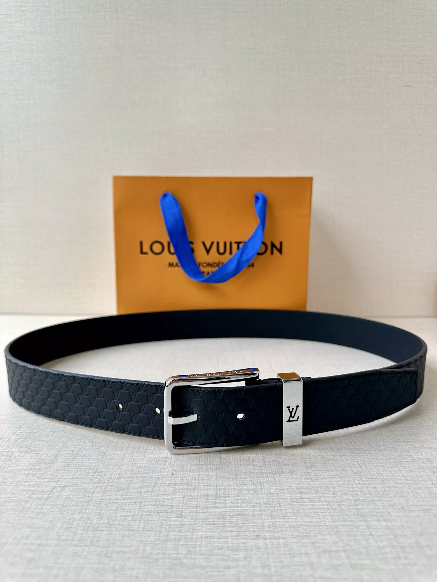 Durable 8001 Louis Vuitton AAA Quality Belts In 3.5cm For Men