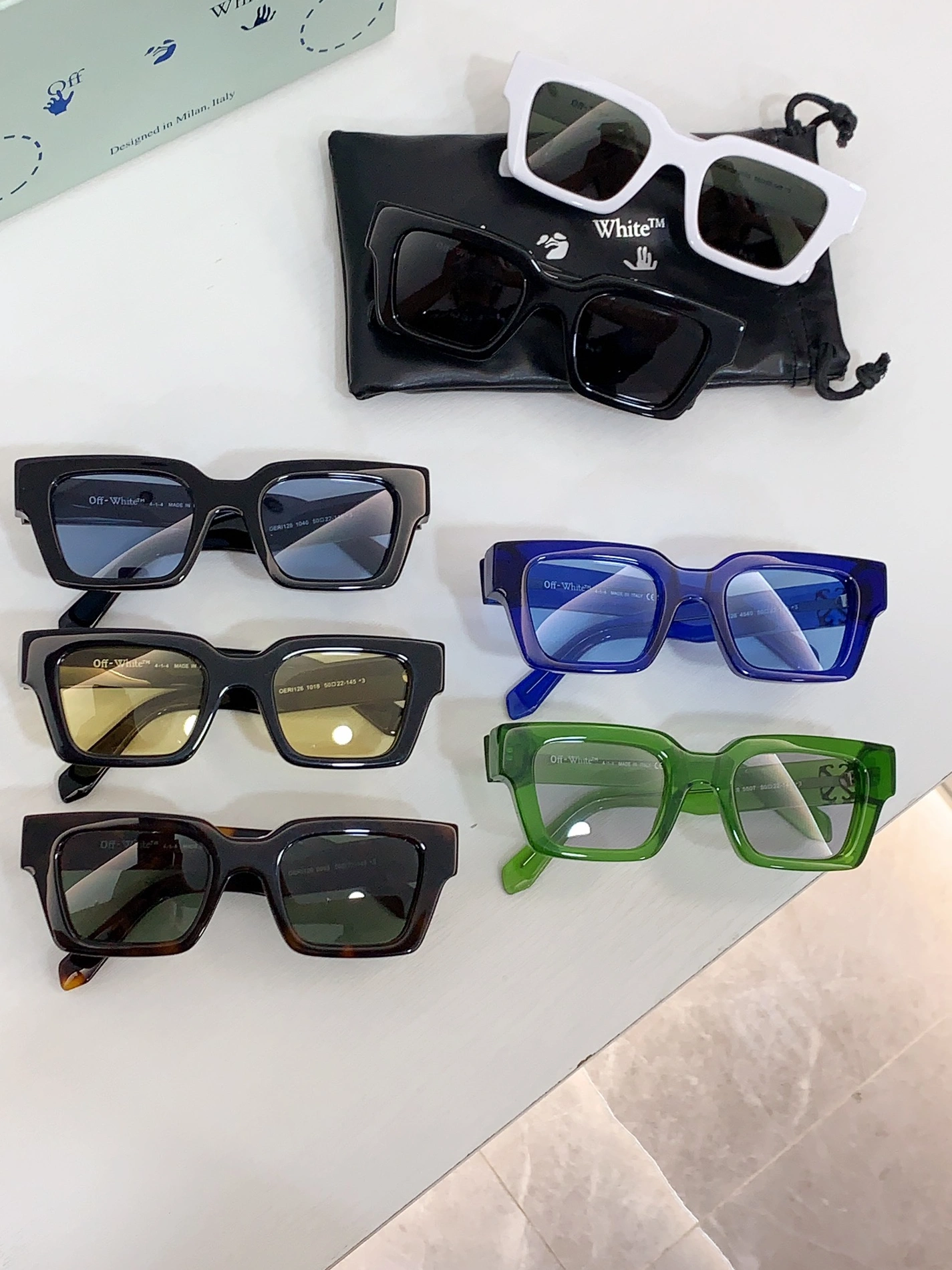 Durable 8012 Off-White AAA Quality Sunglasses