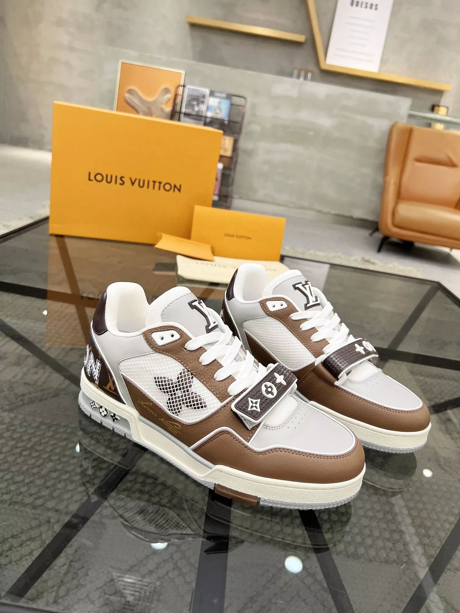 Durable 8127 Louis Vuitton Casual Shoes For Men