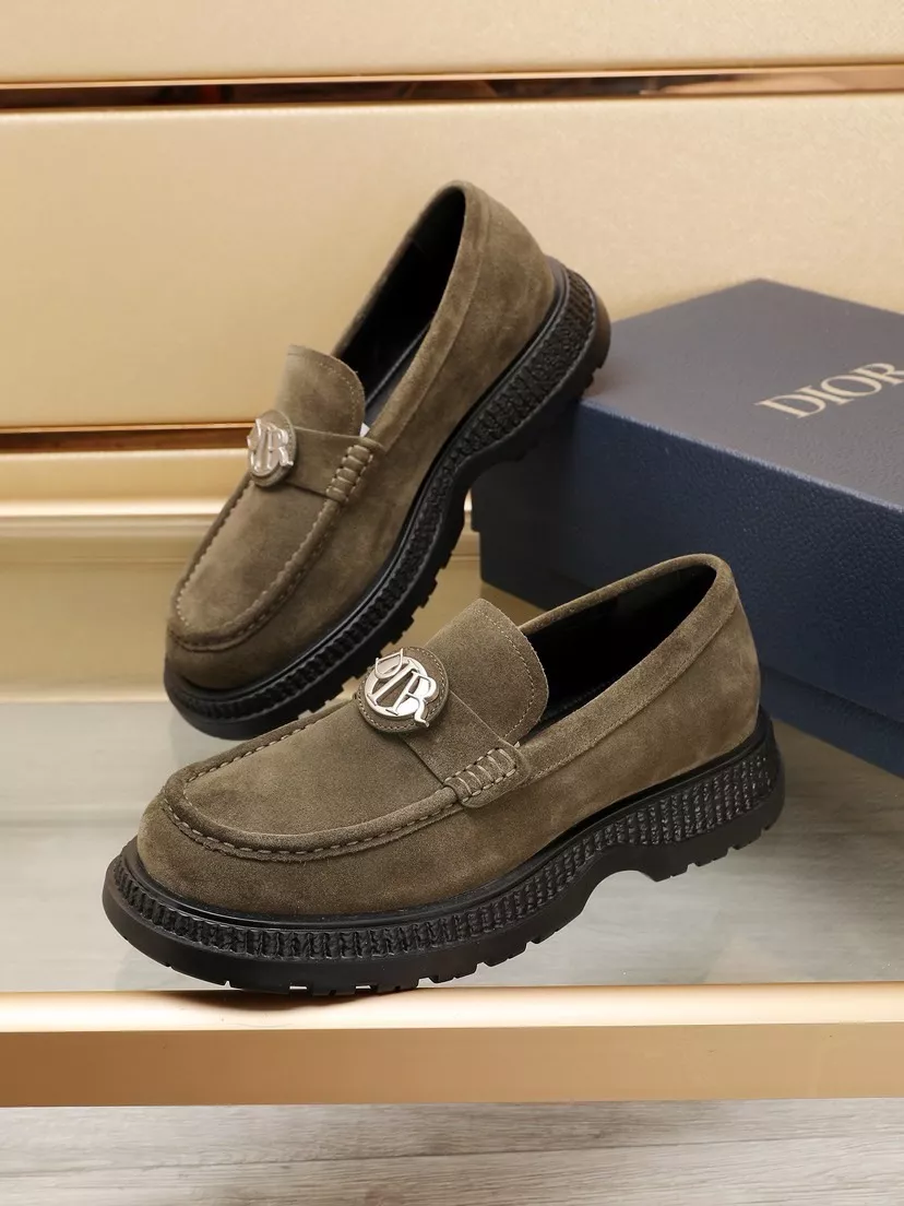 Durable 8210 Christian Dior Leather Shoes For Men