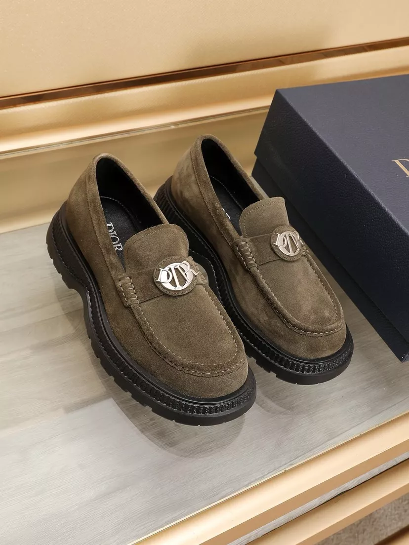 Durable 8210 Christian Dior Leather Shoes For Men