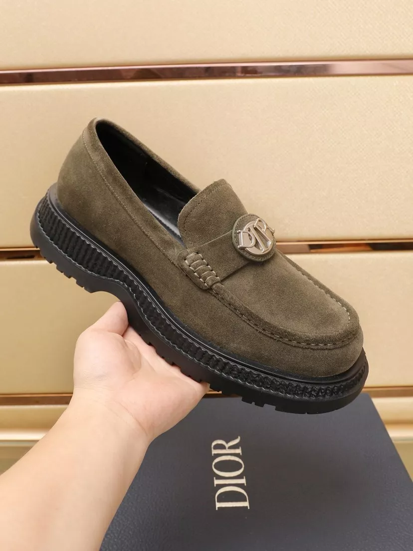 Durable 8210 Christian Dior Leather Shoes For Men