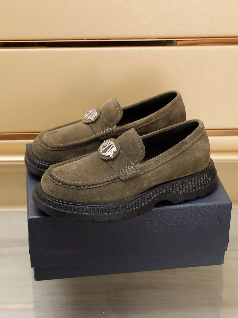 Durable 8210 Christian Dior Leather Shoes For Men