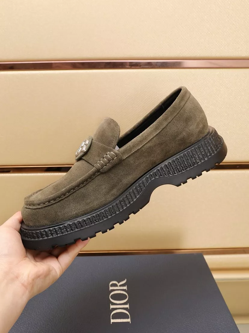 Durable 8210 Christian Dior Leather Shoes For Men