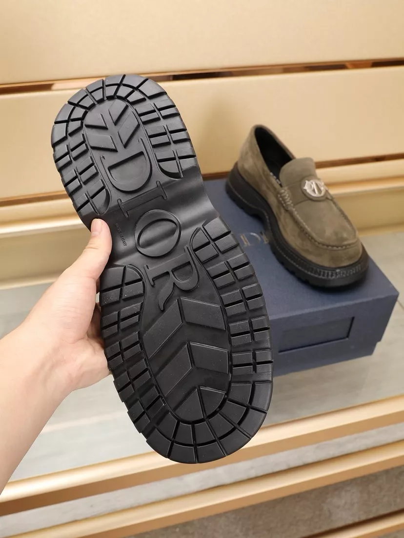 Durable 8210 Christian Dior Leather Shoes For Men
