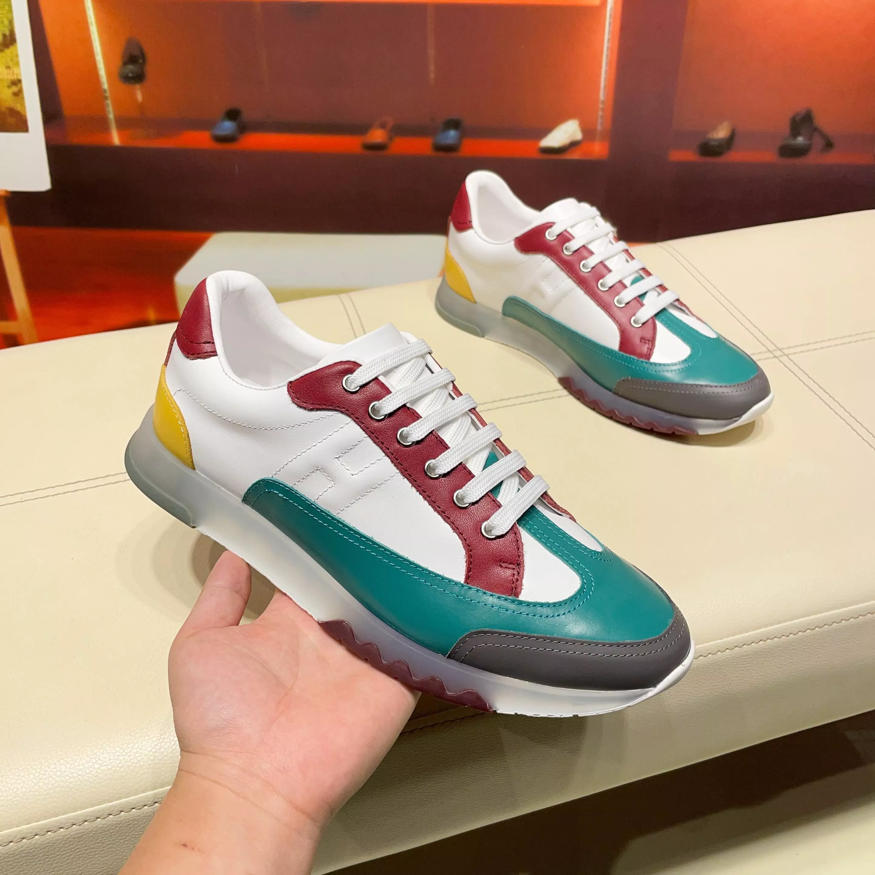 Durable 8252 Hermes Casual Shoes For Men