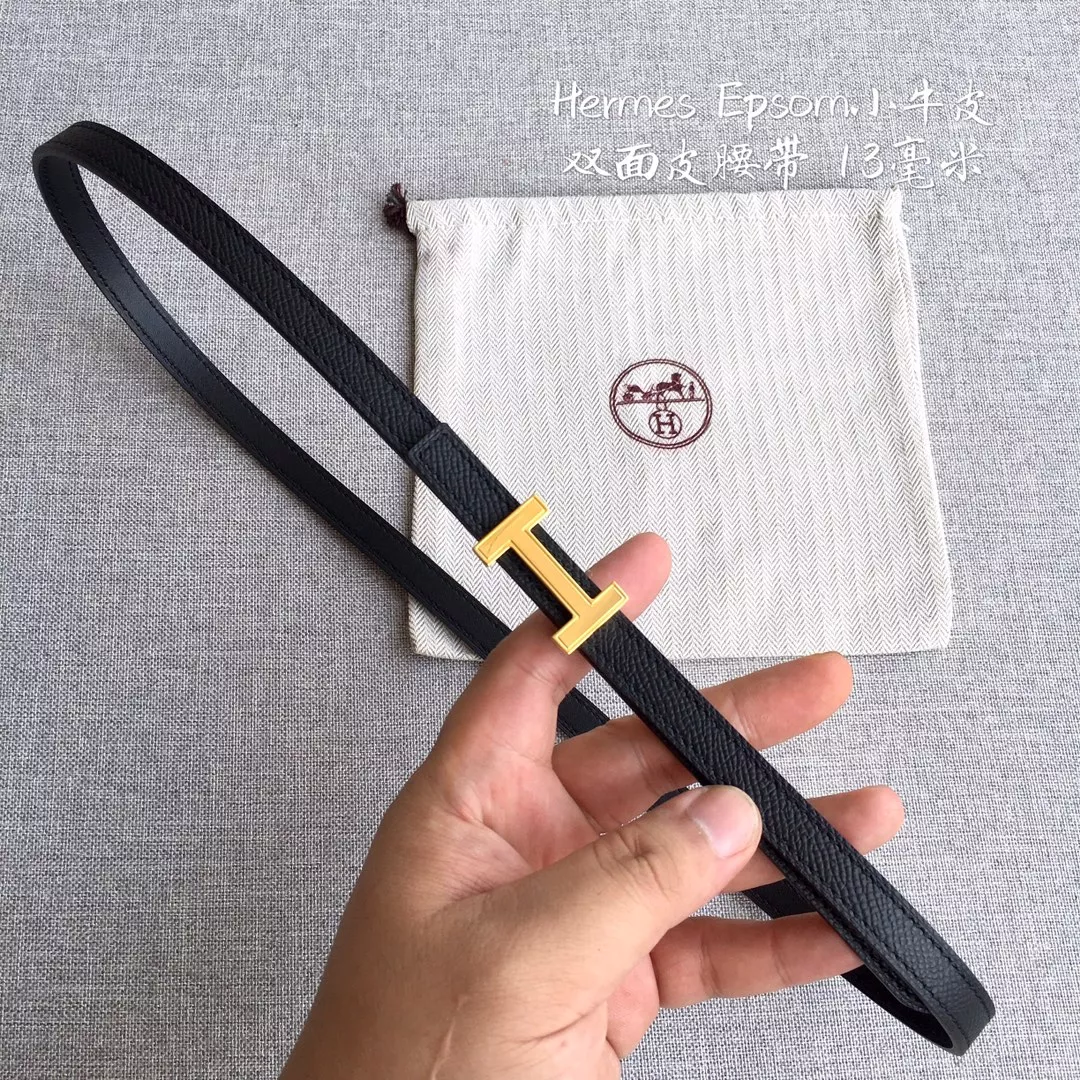 Durable 8395 Hermes AAA Quality Belts In 1.3cm For Women
