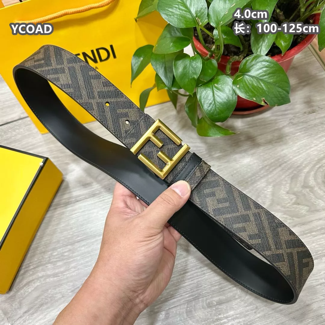 Durable 8423 Fendi AAA Quality Belts For Men