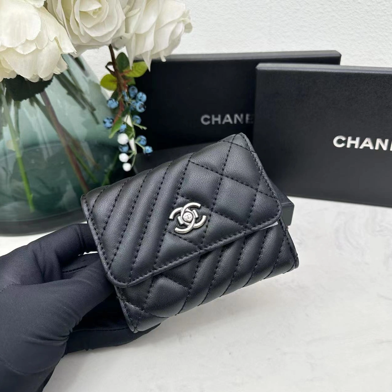 Durable 8535 Chanel AAA Quality Wallets For Women